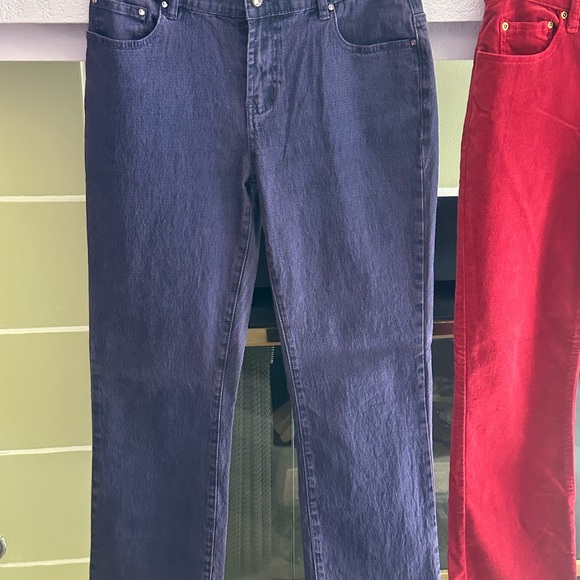 Diane Gilman (DG2) 2 pair Size 4 PETITE Pants - Picture 4 of 16